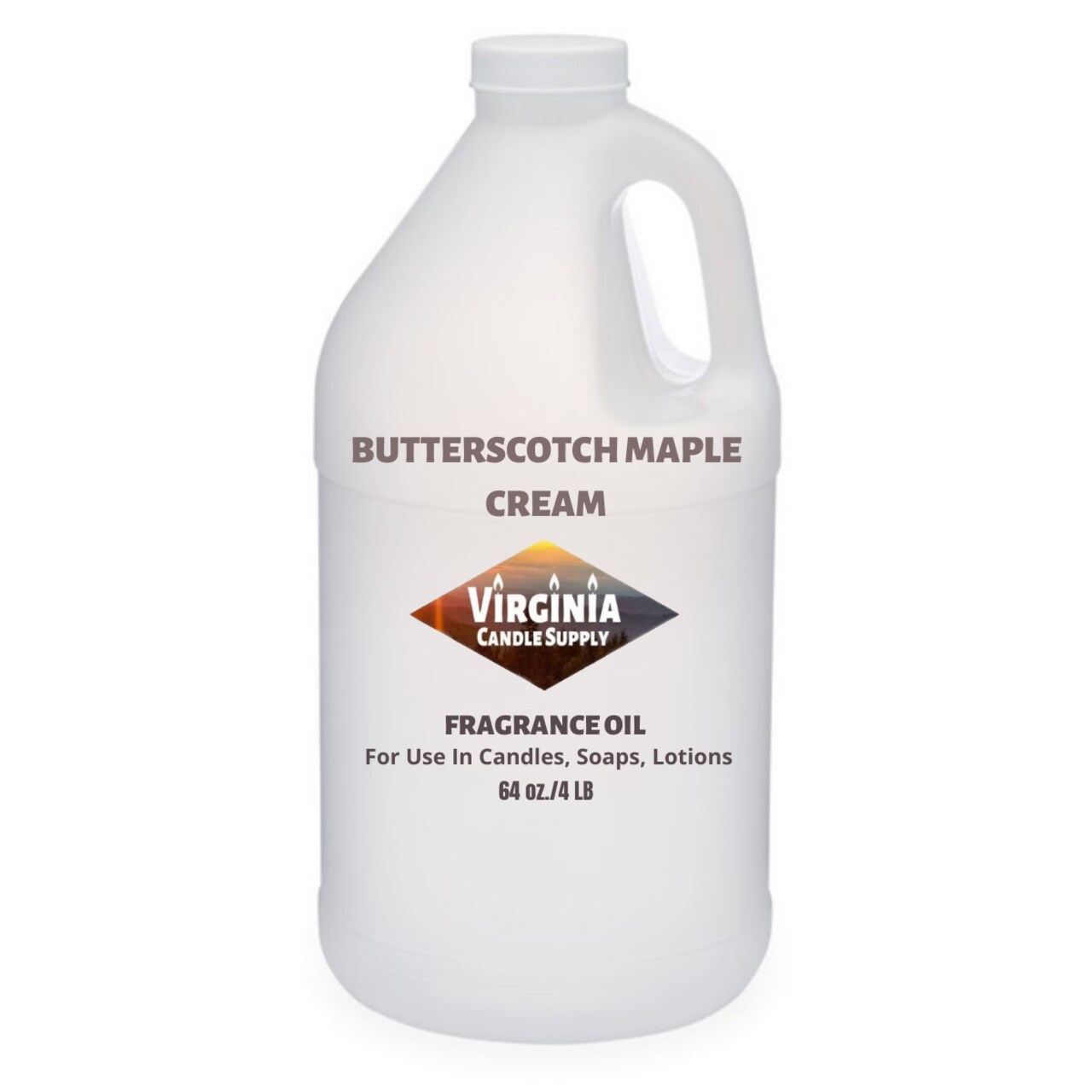 Butterscotch Maple Cream Fragrance Oil (Our Version of the Brand Name) (64 oz Jug) for Candle Making, Soap Making, Tart Making, Room Sprays, Lotions, Car Fresheners, Slime, Bath Bombs, Warmers…
